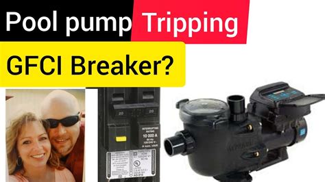 swimming pool pump tripping circuit breaker